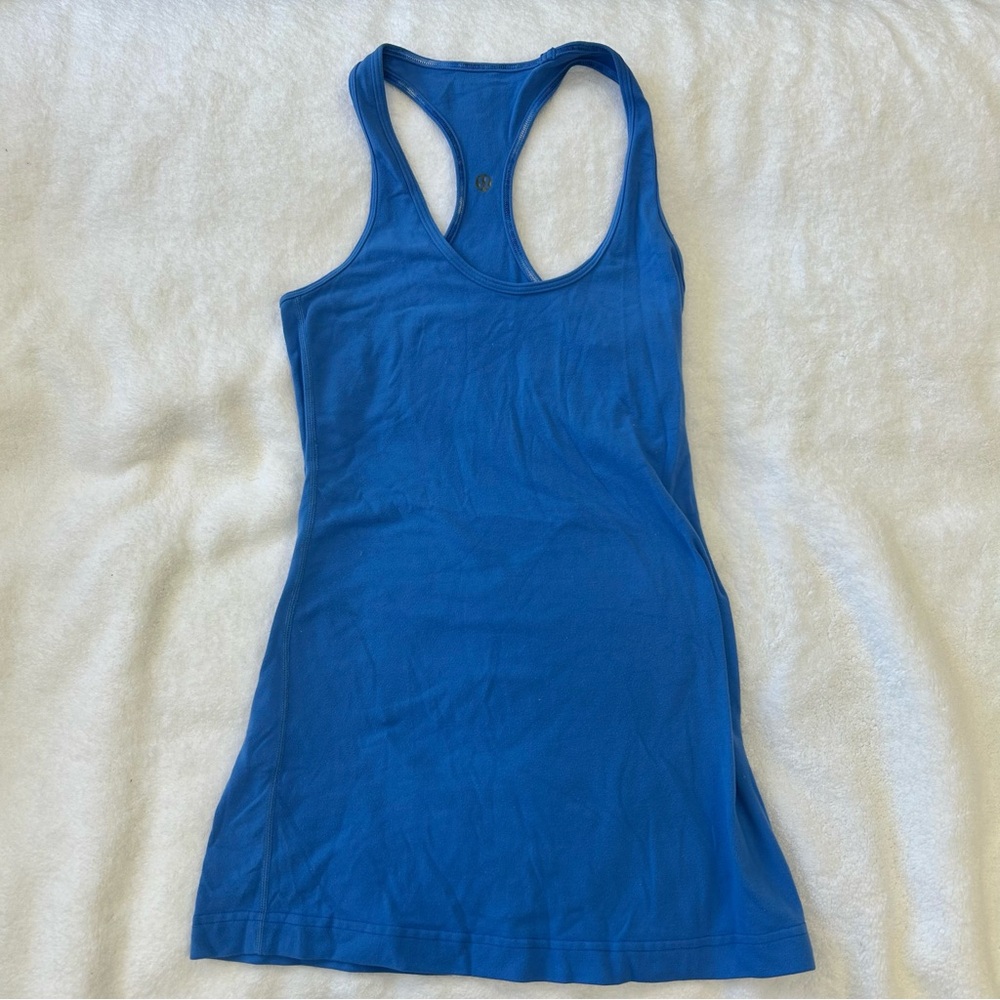 Lululemon Blue Racerback Tank Top
